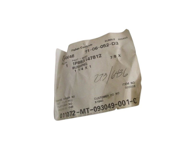 FISHER 1P883147812 BUSHING  NSMP