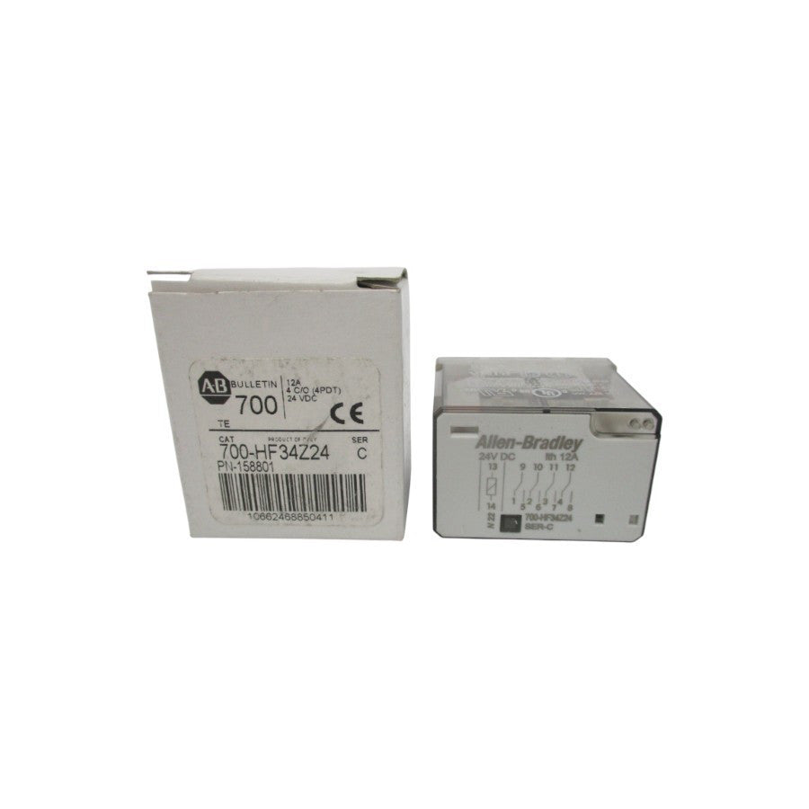 ALLEN BRADLEY 700-HF34Z24 SER. C 24VDC (WH) NSMP
