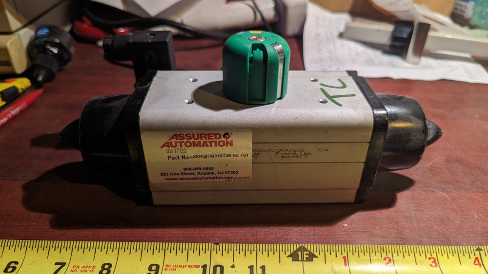 (1) Assured Automation SRN 0030401S-C3B-NC-F04 Valve w Versa CB Actuator