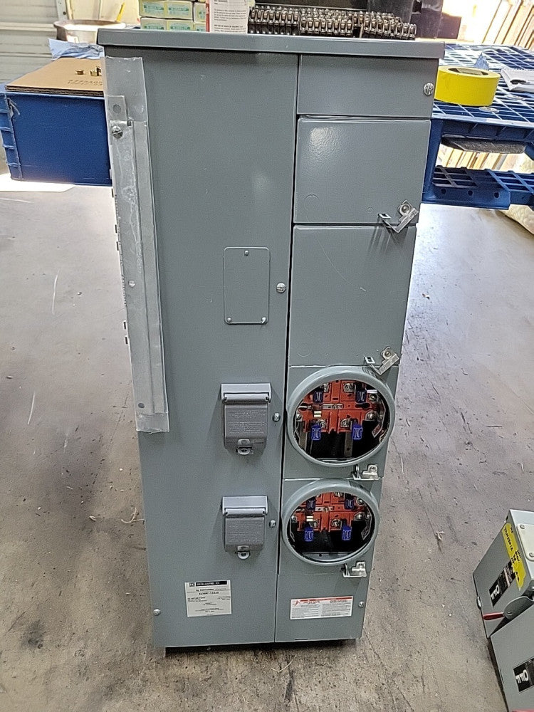 Square D EZMR112225 Branch Device Enclosure 240V 120V 1phase 225 Amp 2 Meter 3R