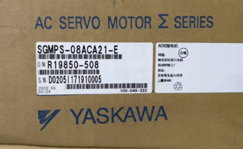 New YASKAWA SGMPS-08ACA21-E SERVO MOTOR SGMPS08ACA21E