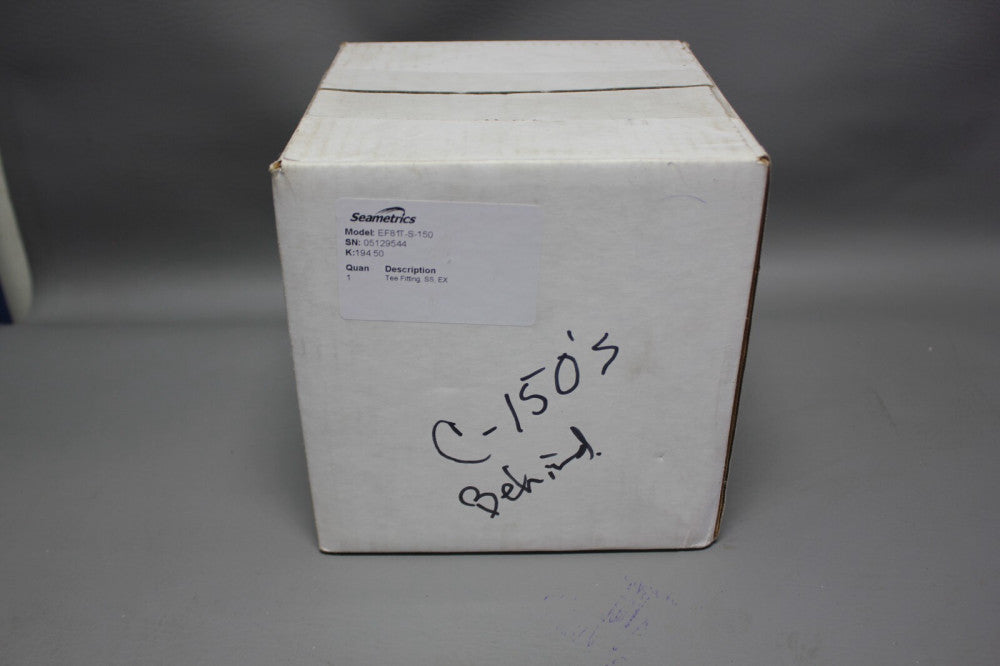 NEW SEAMETRICS EF81T-S-150 FLOW SENSOR, T-SHAPED