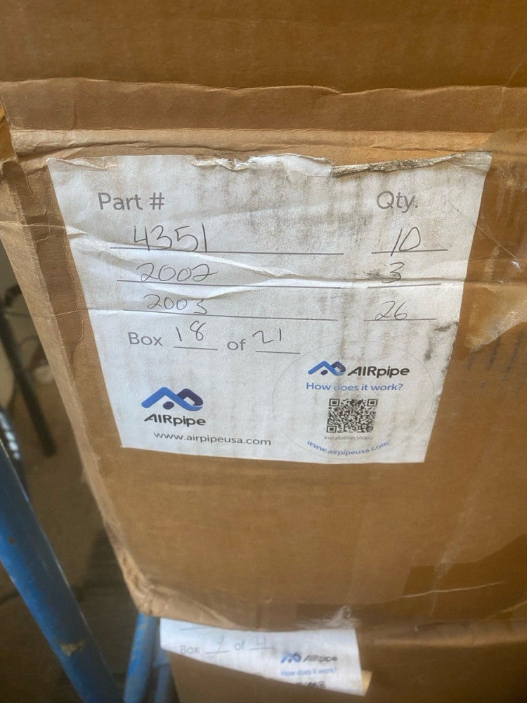 BRAND NEW GENUINE AIRPIPE 4351, 40MM X 1.1/2" MALE B/VALVE *FREE SHIPPING*