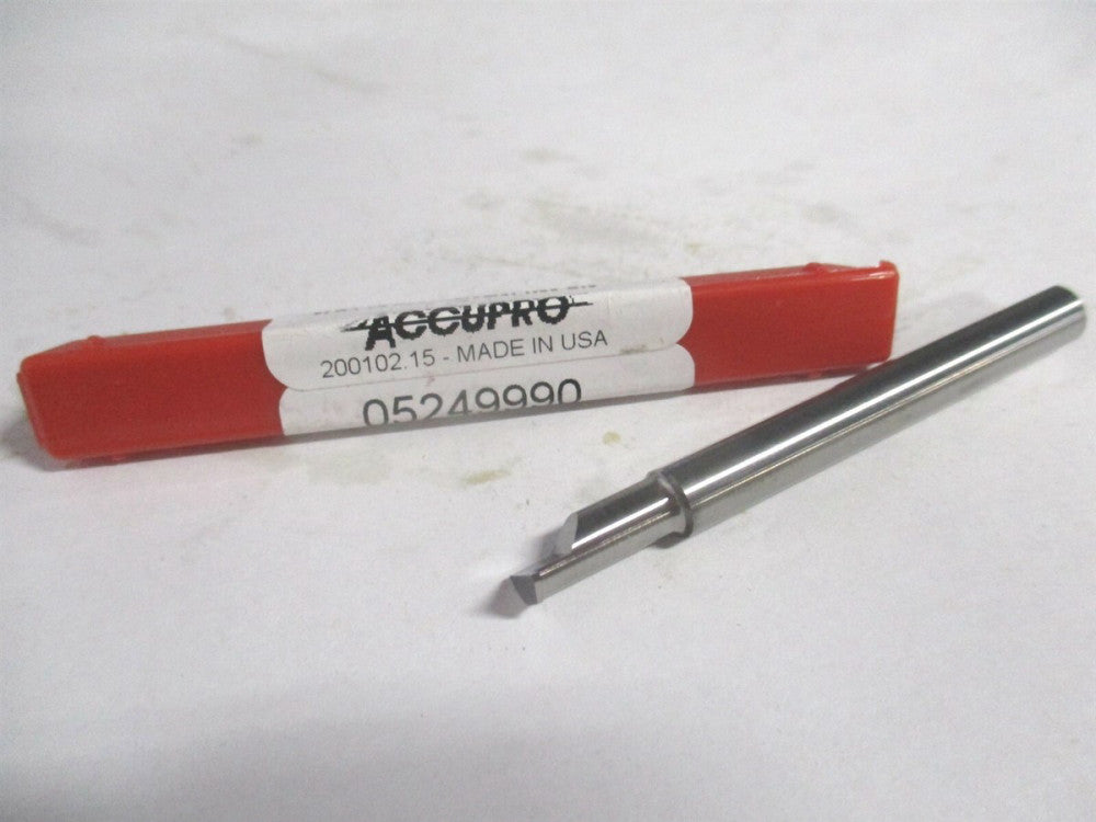 (ACC-G025Q-8) 0.0255" x 1/4" x 1/2" x 2-1/2" OAL Retaining Ring Grooving Tool 