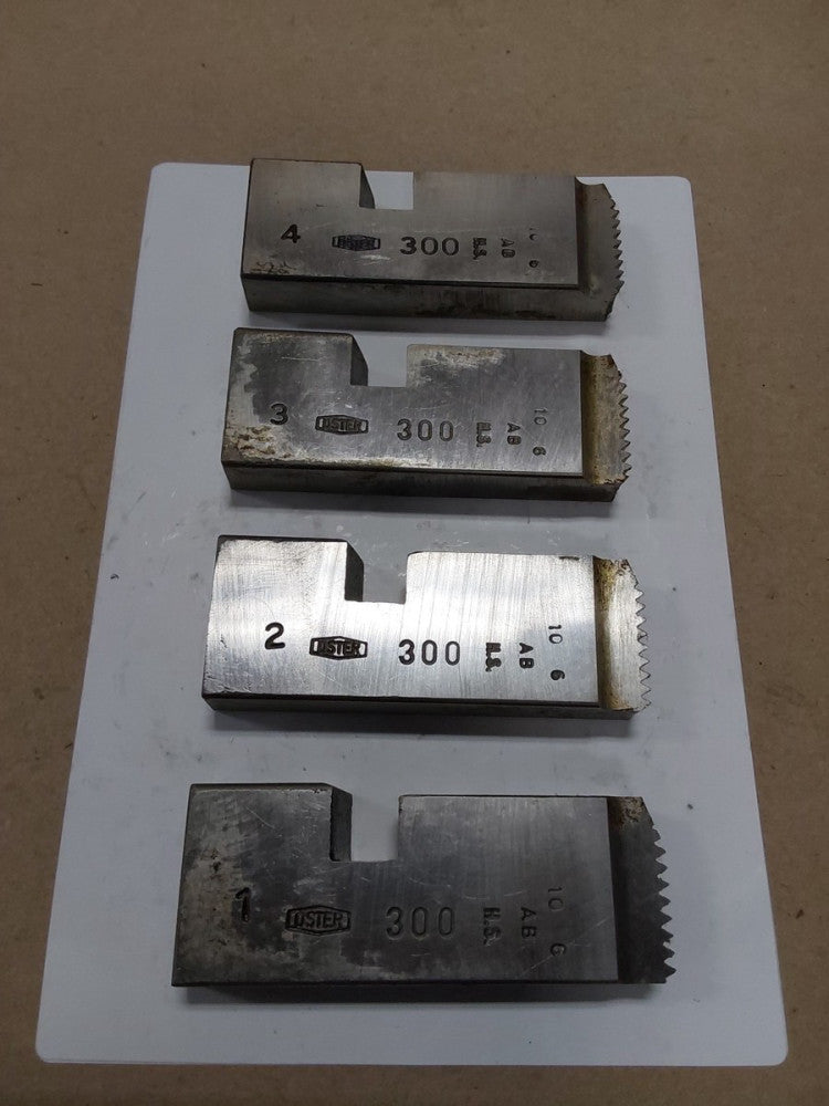 Oster 300  Die Set 1"3/8 & 12 NF  #1, 2, 3, 4