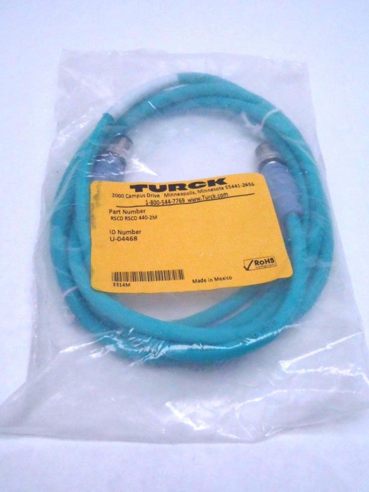 Turck RSCD RSCD 440-2M Industrial Ethernet Cordset U-04468