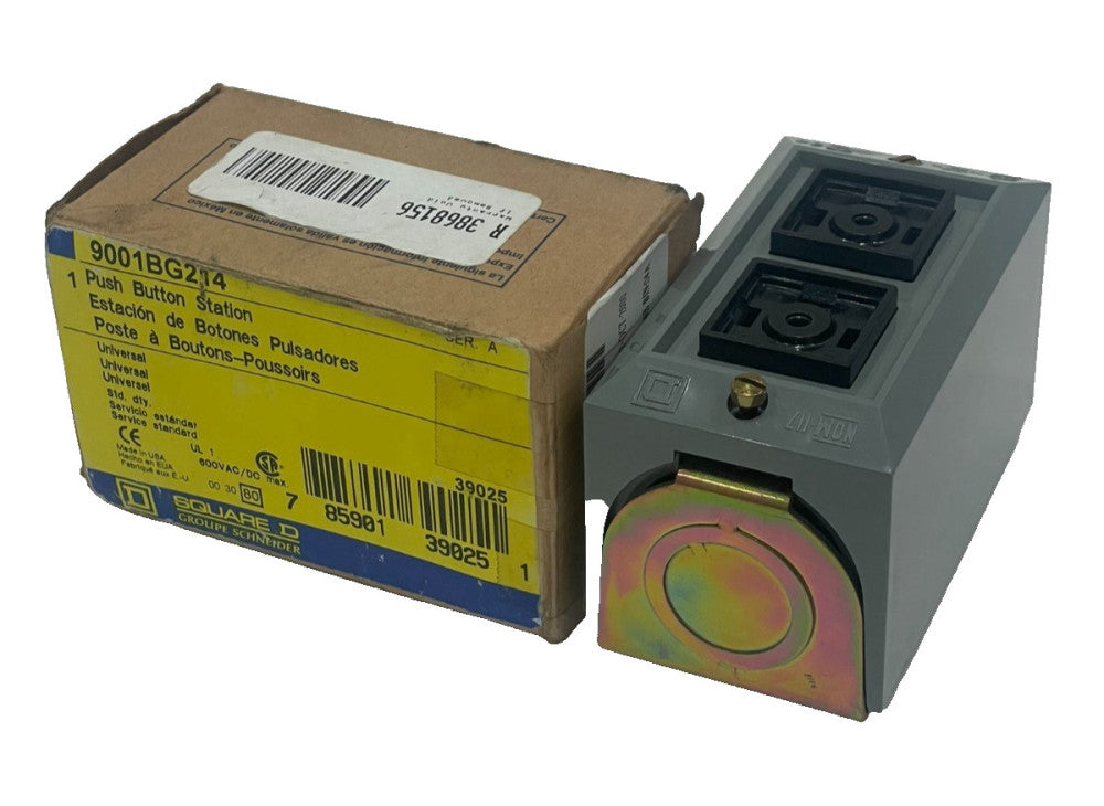 NEW SQUARE D 9001-BG214 PUSH BUTTON STATION SER. A 9001BG214