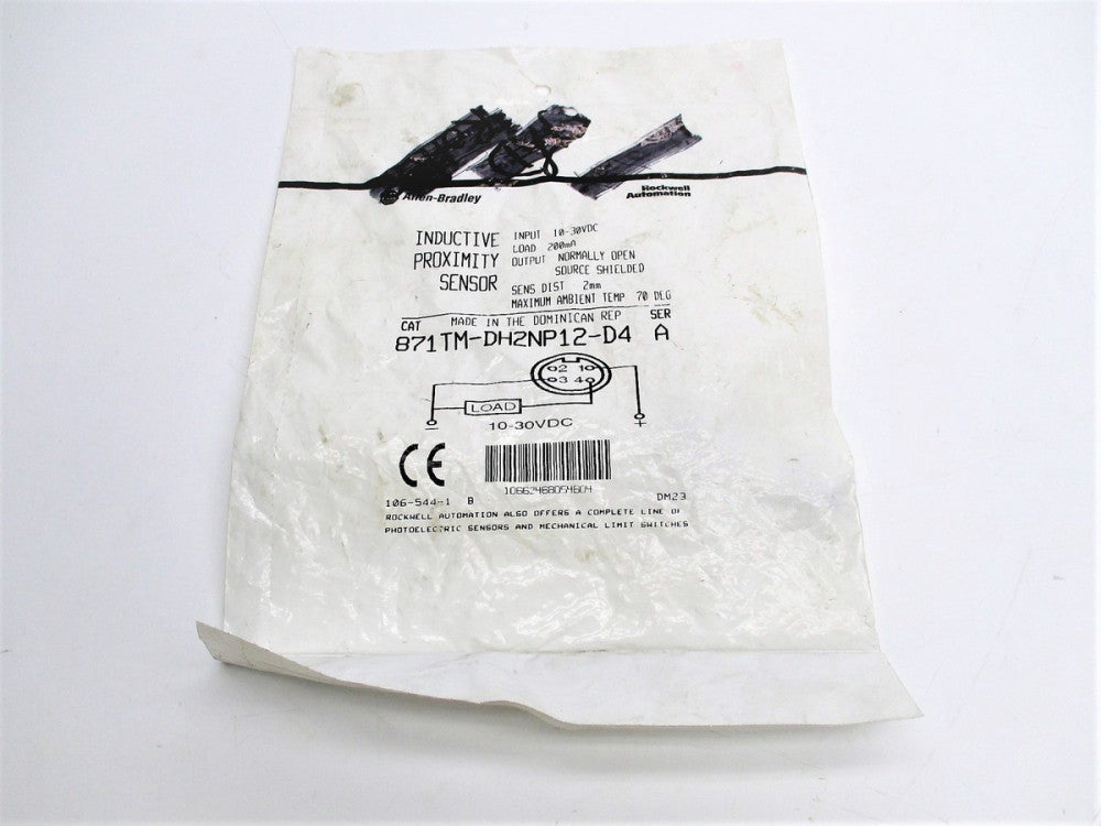 ALLEN BRADLEY 871TM-DH2NP12-D4 SER. A 10-30VDC NSMP