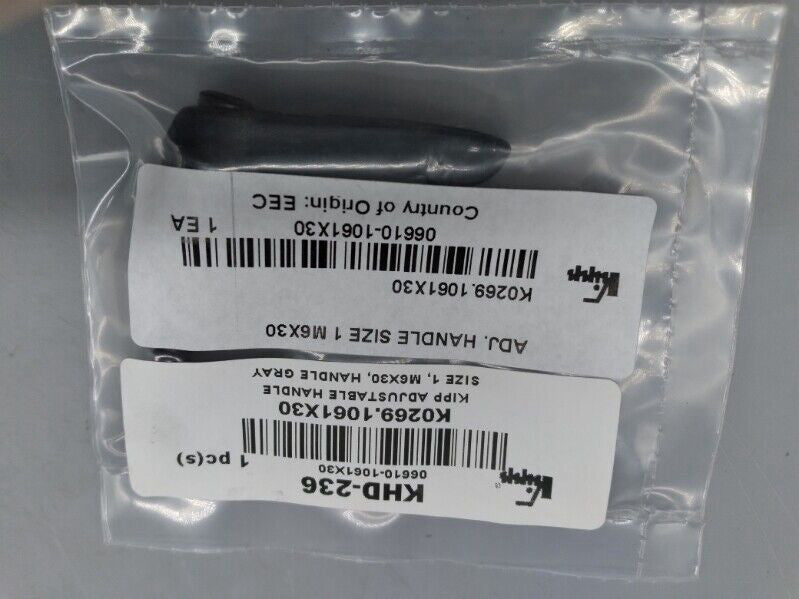 NEW Kipp KHD-236 Adjustable Handle Size 1 M6X30 