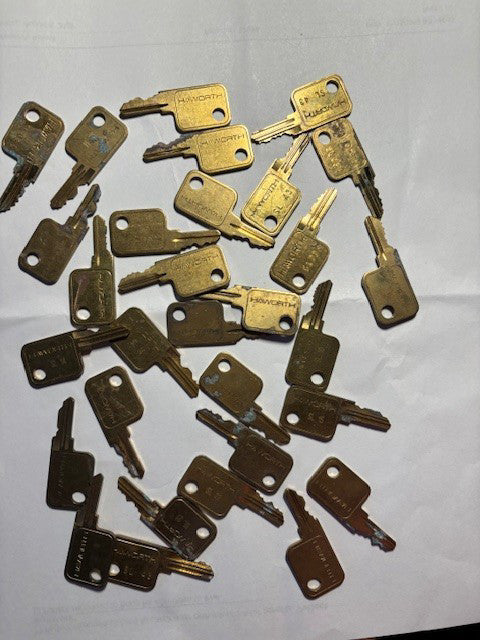 Haworth File keys - SL 231 to SL262 used and new