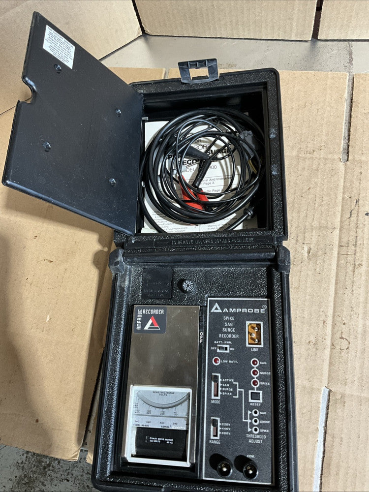Amprobe LAS-800 Spike-Sag-Surge Recorder NOS