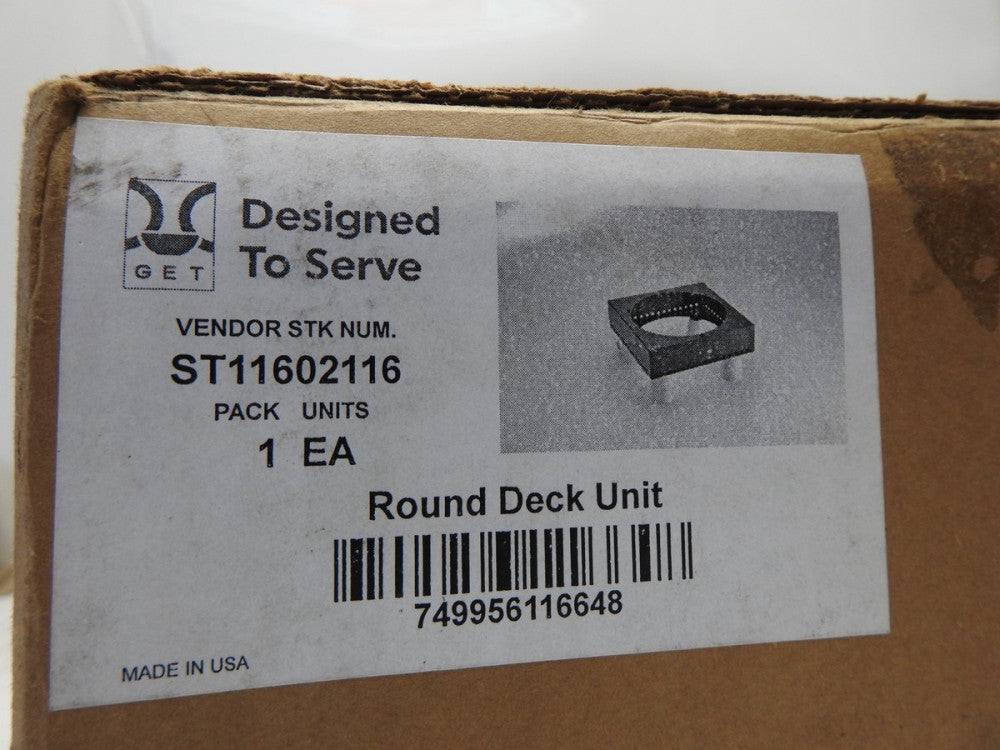 GET ST11602116 Strata Buffet Carving/Display Deck Unit 16-1/2" X 16-1/2" X 5-1/4