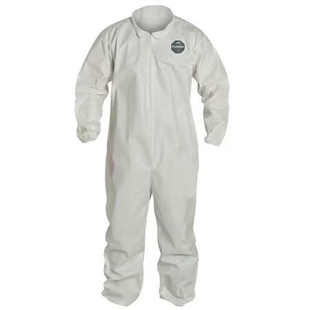 Dupont Ng125swhmd002500 Disposable Coverall, Collared, M, Proshield(R) 60,