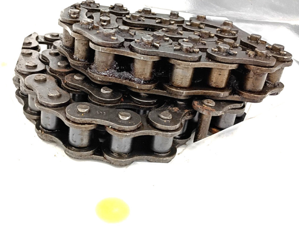 LOT OF 2 80 REX GERMANY CHAINS 44-1/2 " AND 29-1/2" 7/8 WIDE