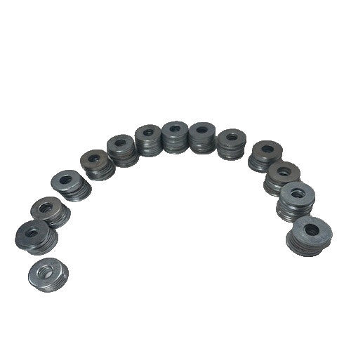 STEEL FLAT GENERAL WASHER, 1/2" X 1-3/8", .134" THICK, LOT OF 65
