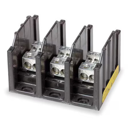 Eaton Bussmann 16325-3 Pwr Dist Block,350A,3P,600Vac,2P Primary