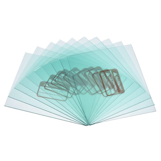 4.3 x 3.5 Inch Welding Protection Lens, 20 Pack Transparent Right Angle Prote...
