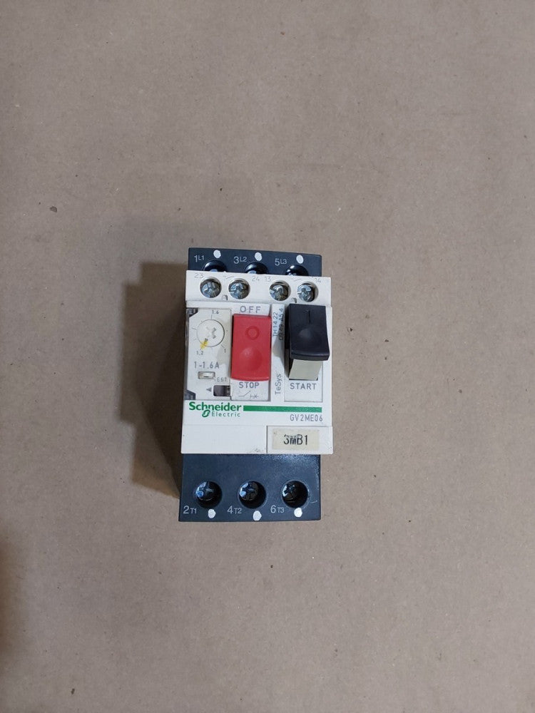 Schneider Electric GV2ME06 Motor Circuit Breaker 1-1.6A 3P