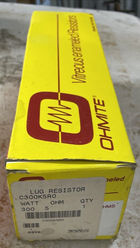 OHMITE POWER RESISTOR C300K5R0 5 OHM 300W Vitreous enameled Resistor