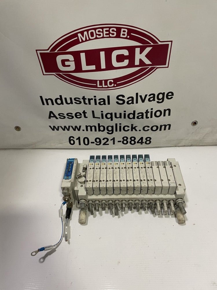SMC EX260-SEN1 Ethernet/IP Fieldbus System 13 Solenoid Valve Manifold