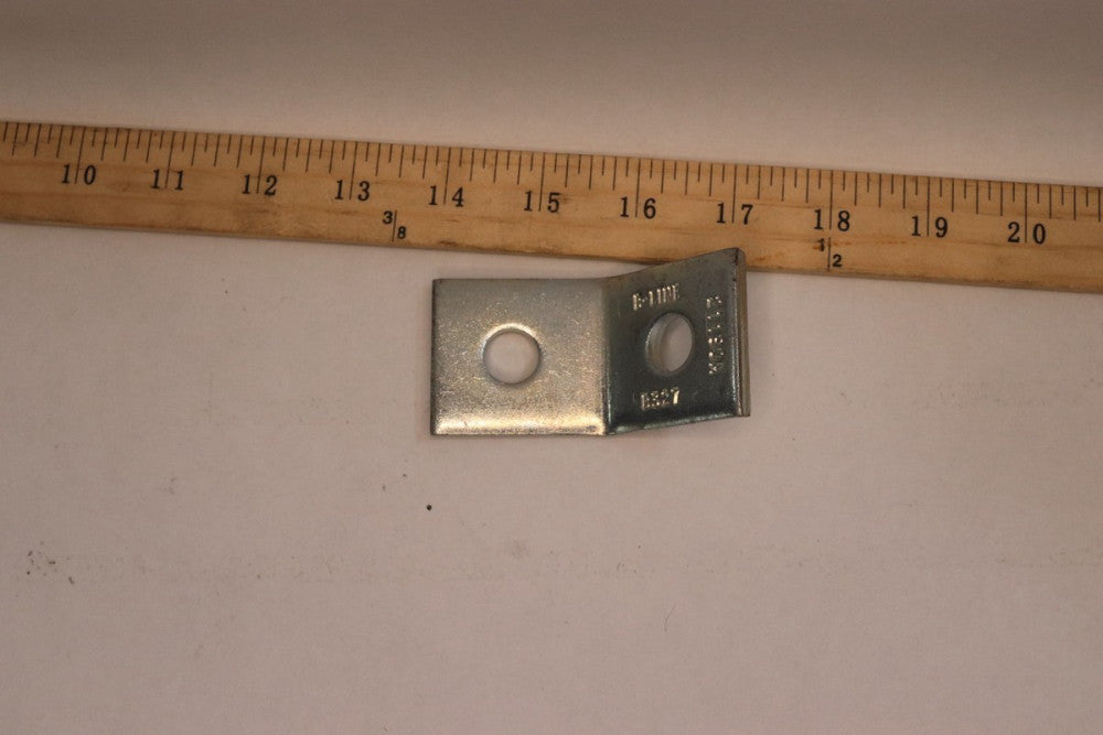 Eaton B-Line Two Hole Open Angle Connector Steel 45Â°, 9/16" Bolt B327ZN