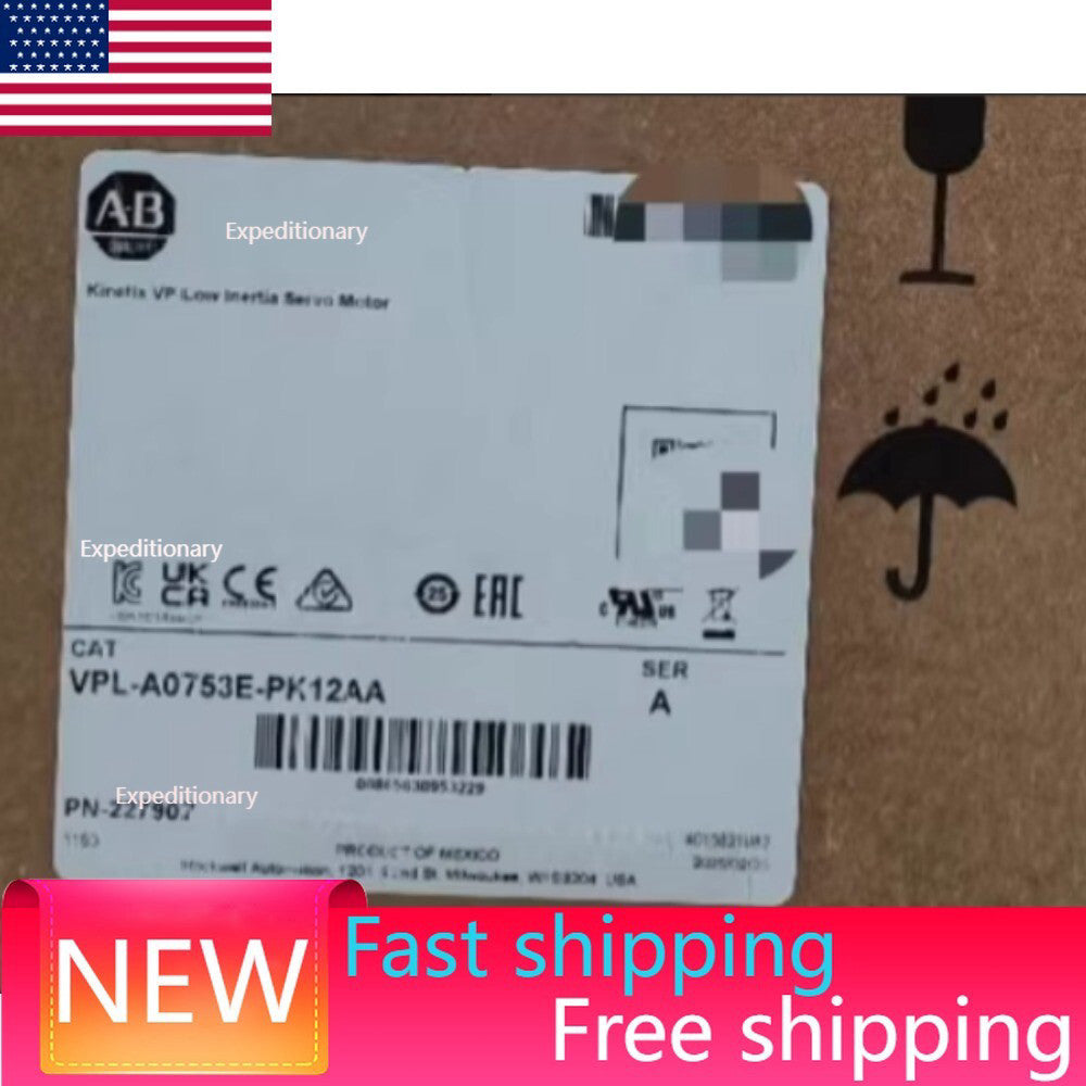 VPL-A0753E-PK12AA Kinetix Servo Motor AB Ups VPLA0753EPK12AA New US Free Tax