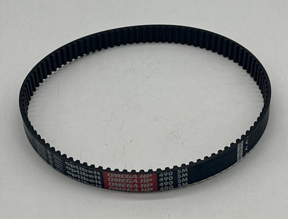 Optibelt 490 5M Omega HP Timing Belt, 98-Teeth 5mm Pitch 490mm L 
