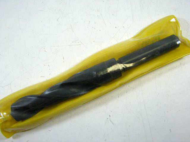 General Purpose 23/32" HSS Black Oxide Reduced Shank Silver/Deming Drill NEW