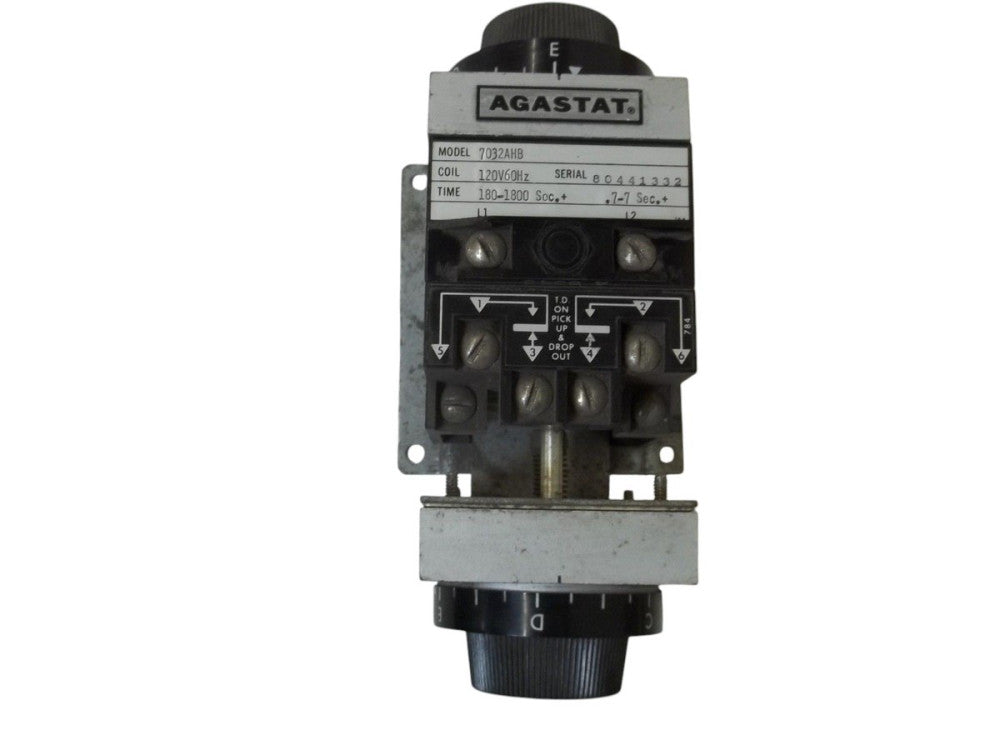 AGASTAT 7032AHB TIMING 180-1800SEC. 120V UNMP