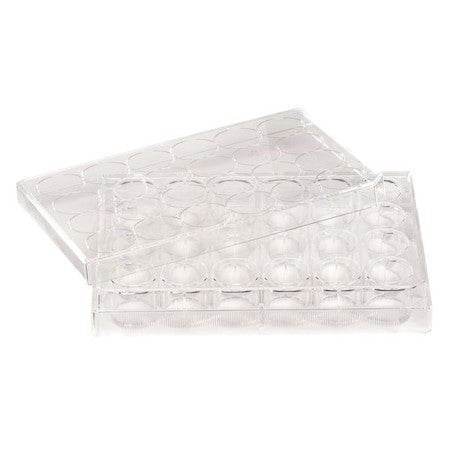 Zoro Select 667123 24 Well Tissue Culture Plate W/Lid,Pk50 (Formerly Lab Safety