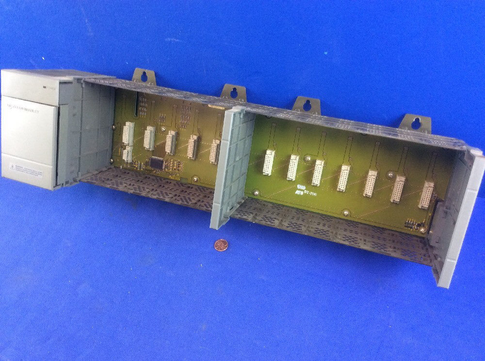 ALLEN BRADLEY 1746-A13/B SLC500 13-SLOT RACK With 1746-P2/C POWER SUPPLY
