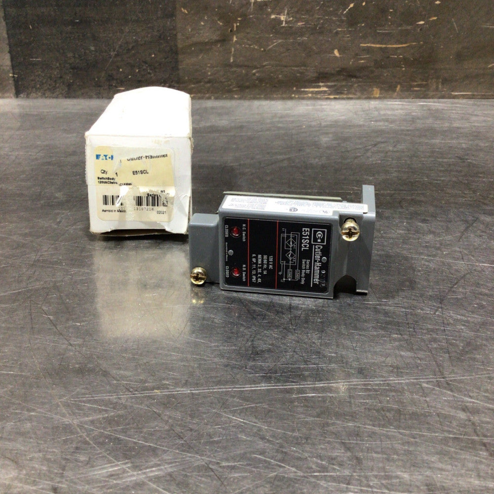 EATON CUTLER HAMMER E51SCL LIMIT SWITCH BODY Series B NOS