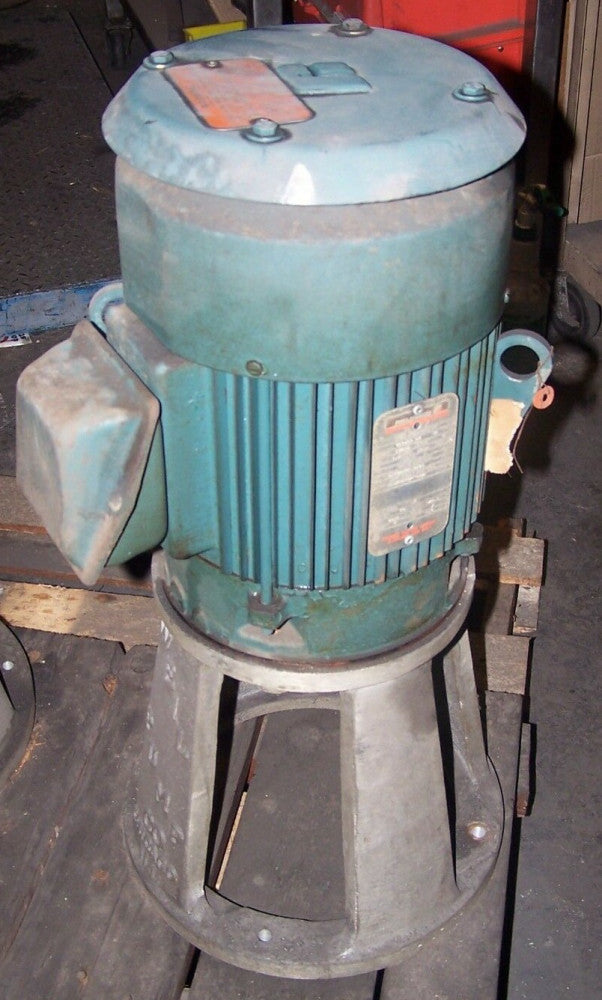 RELIANCE 1.5 HP AC ELECTRIC PUMP MOTOR 182TC FRAME 1155 RPM 230/460 VAC TEFC 