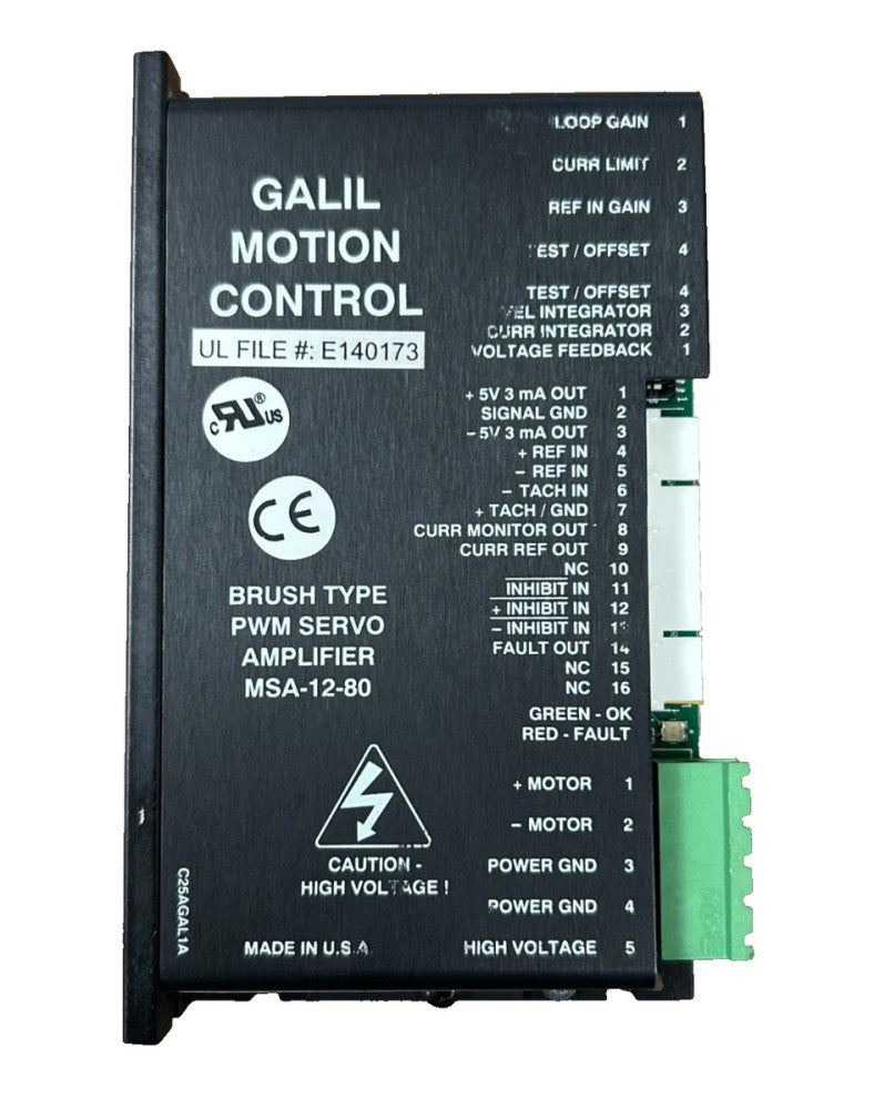 GALIL MOTION CONTROL, MSA-12-80, 39581-0071, 25A8M-GAL