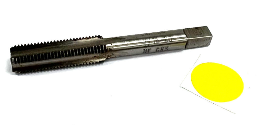 NATIONAL 7/16"-20 CUTTING TAP WITH TAPERED CHAMFER  FLUTE LENGTH 1-3/8"