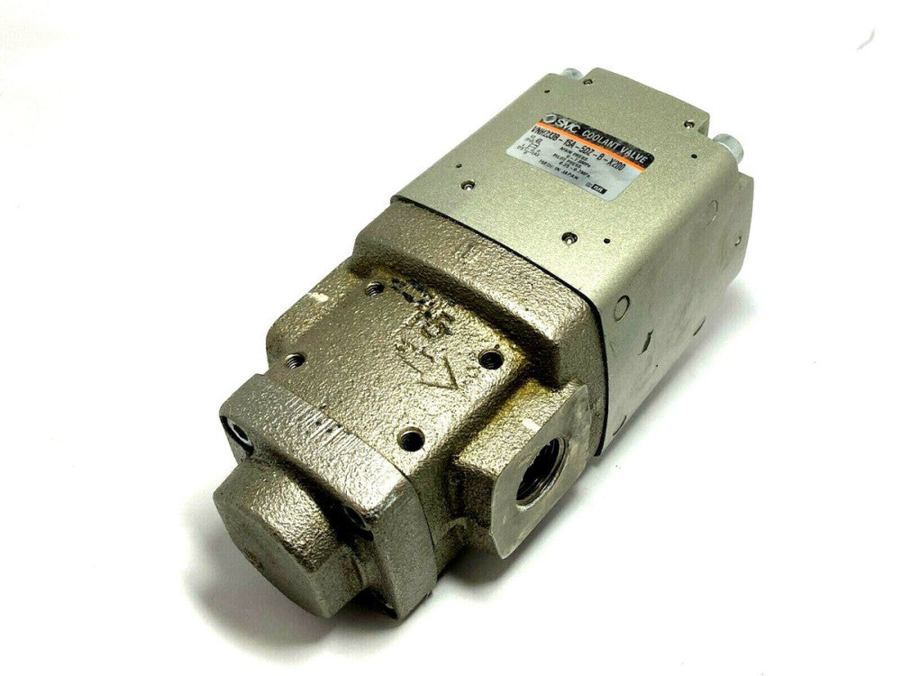 SMC VNH233B-15A-5DZ-B-X200 Solenoid Controlled 2 Port Coolant Valve N.C. 24V DC