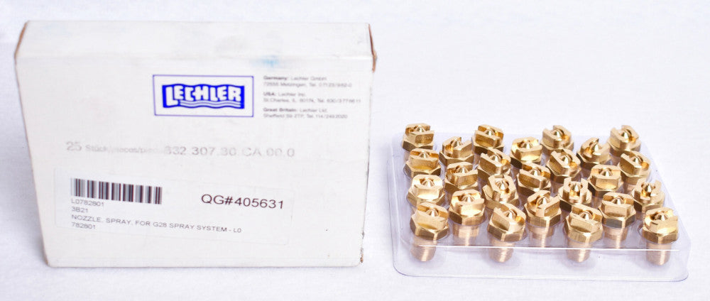 25 Count Lechler Brass Universal Spray Nozzles  632.307.30