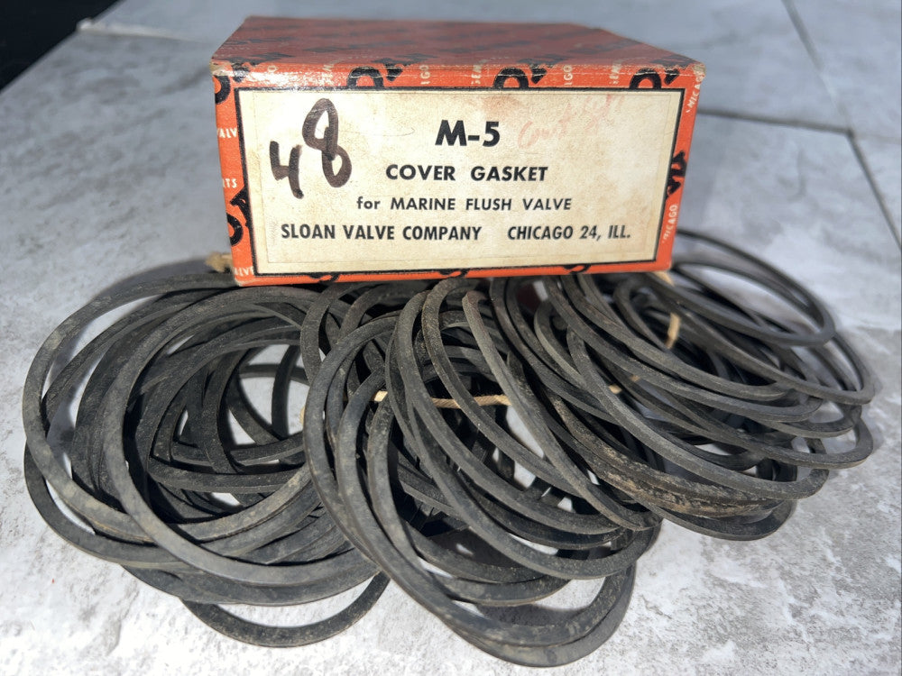 Nos Surplus SLOAN M-5 Cover Gaskets. Partial Box Of 48
