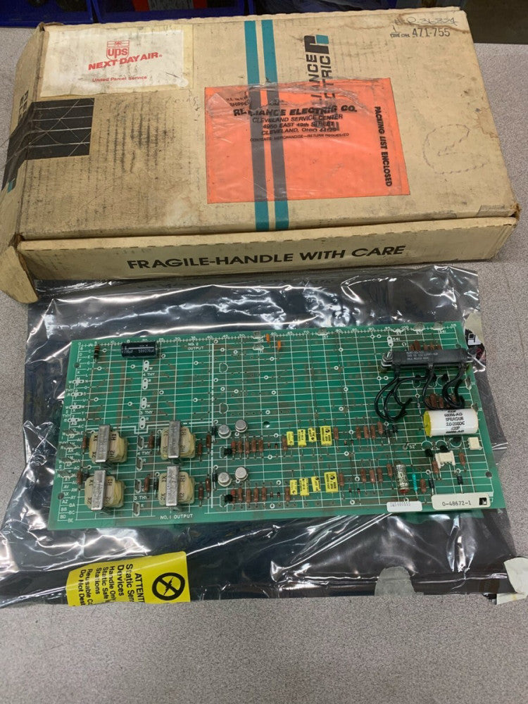 NEW IN BOX RELIANCE ELECTRIC PC DRIVER BOARD 0-48672-1