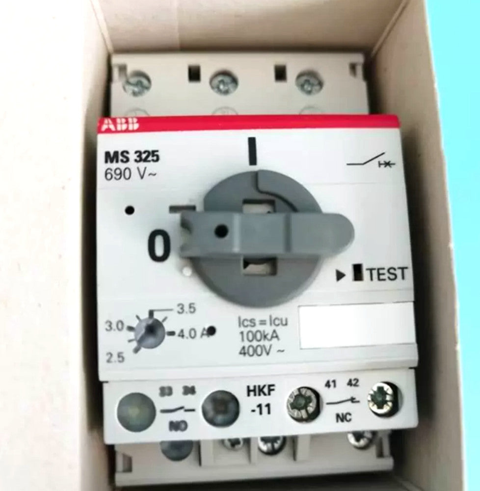 One Brand New  ABB MS325-4 Manual Motor Starter