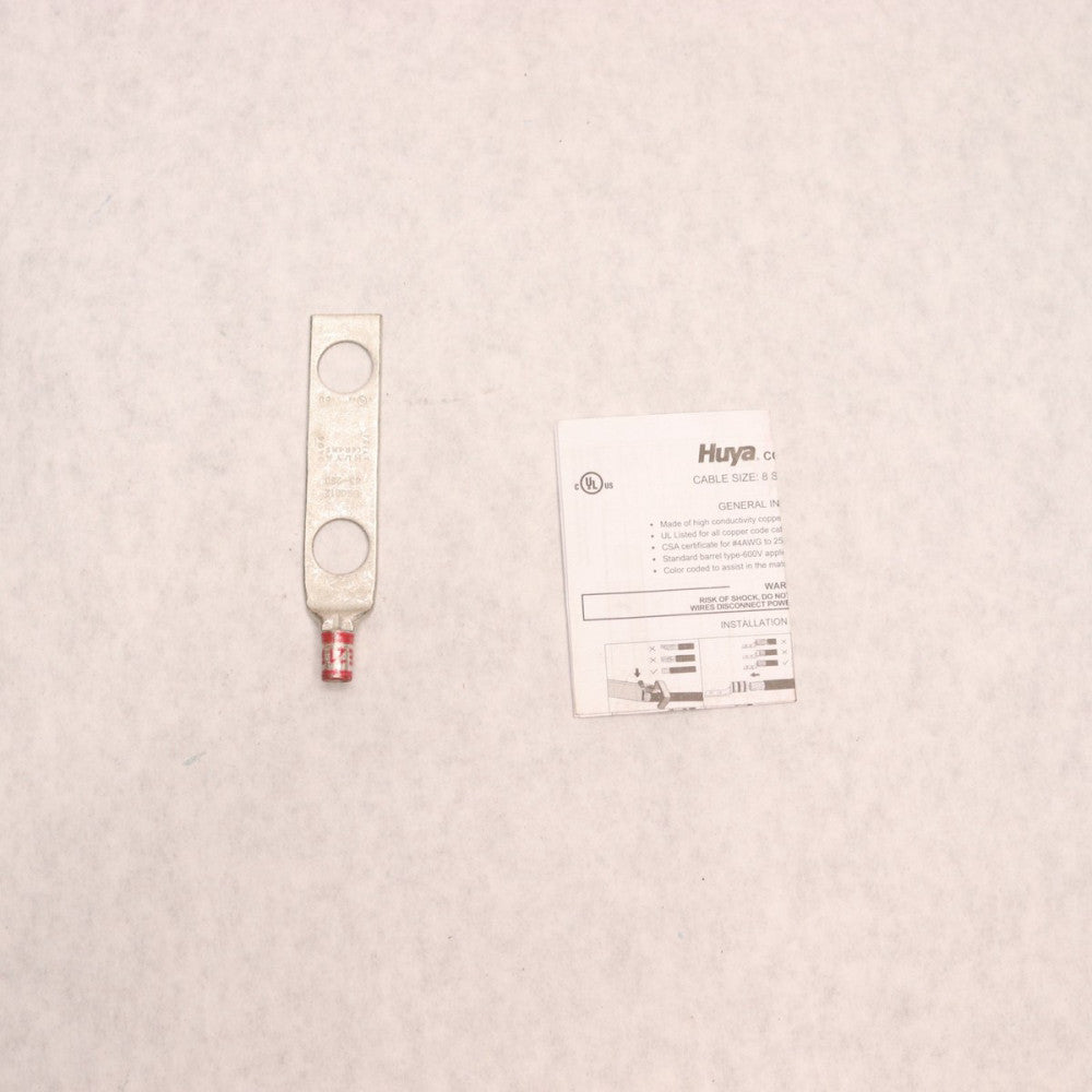 Huya Two Hole Lug Compression Connector 8 AWG 24D012