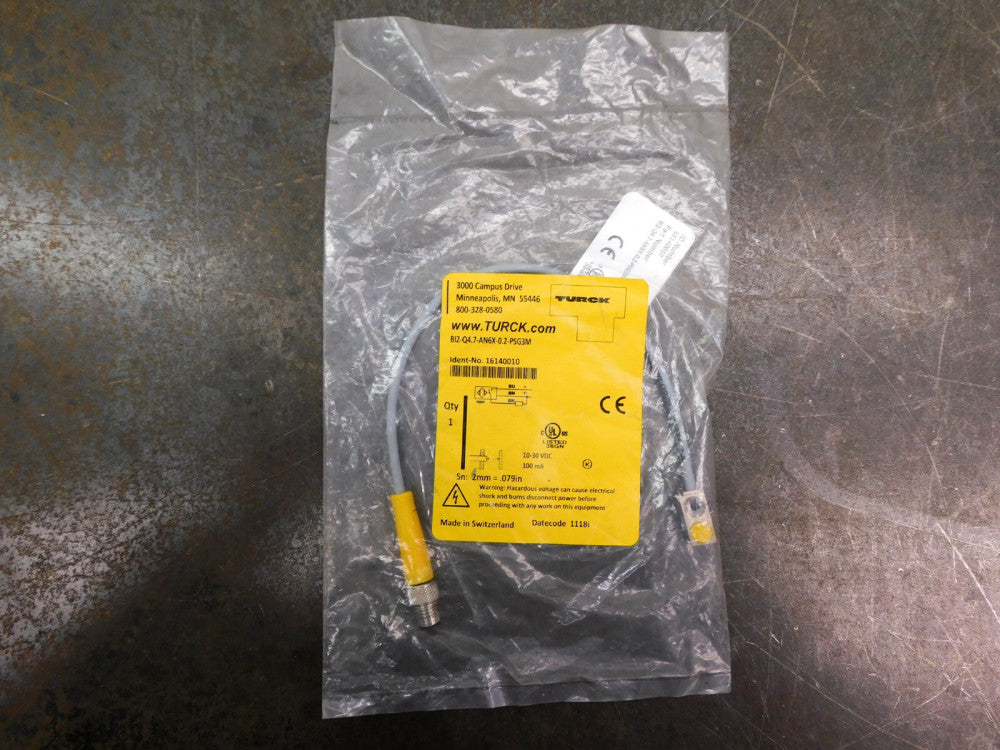 TURCK BI2-Q4.7-AN6X-0.2-PSG3M Ident# 16140010