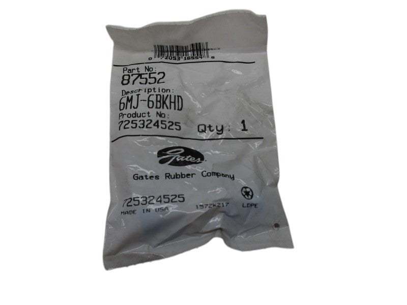 GATES 6MJ-6BKHD MALE ADAPTER  NSMP