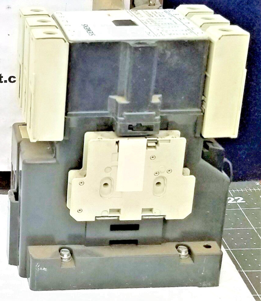 Siemens Size 3 Contactor Motor Starter 3TF4722-0BB4, Tested Working Pull [A1S3]
