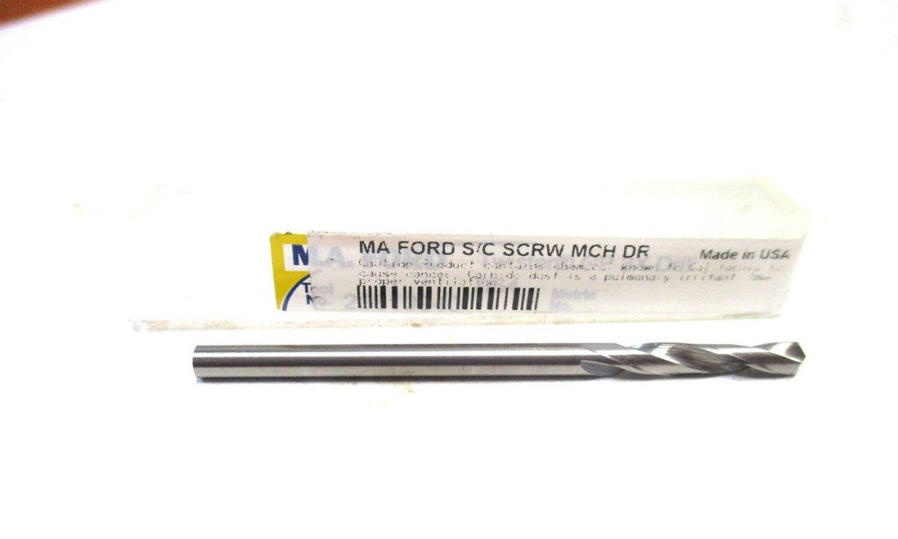 M.A. Ford (00654186) 7/64" x 5/8" x 2" 118° RH Solid Carbide Screw Machine Drill