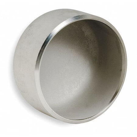 Zoro Select 4381008680 4" Butt Weld 304L Ss Cap Sch 10