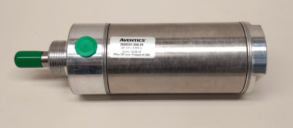 Aventics 2500D01-03A-03 Pneumatic Cylinder 2-1/2" Bore 3" Stroke 5/8" Rod OD