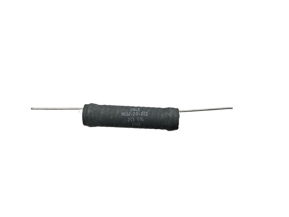 HLW-20-A1Z-2ohm - DALE - 2ohm 20WATT CERAMIC HOLLOW CORE RESISTOR - 5% - SHORT L