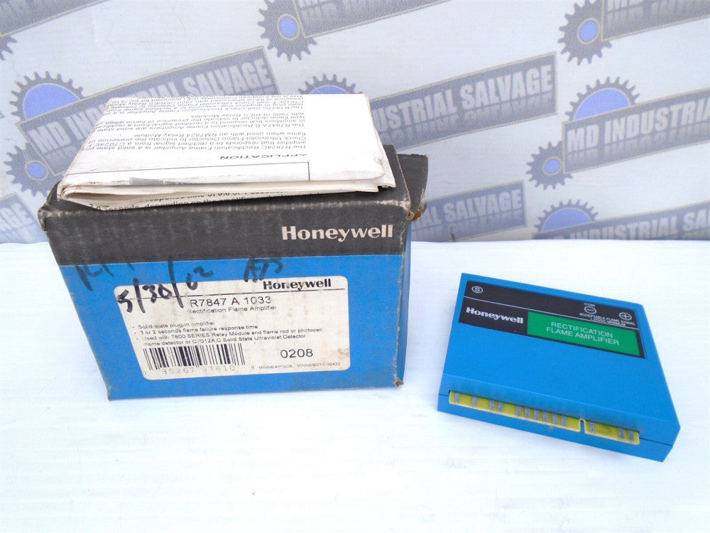 HONEYWELL - R7847-A-1033 - RECTIFICATION FLAME AMPLIFIER - (NEW in BOX)