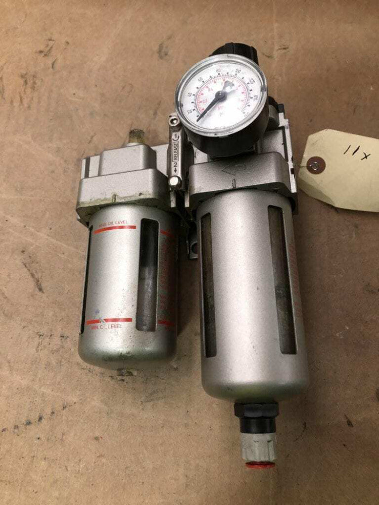 SMC AW40-N04C-ZZ / AL40-N04-Z Filter Regulator Lubricator 7-125/150PSI